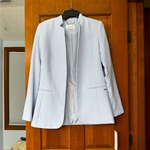 Calvin Klein Women's Soft Blue Suit Jacket